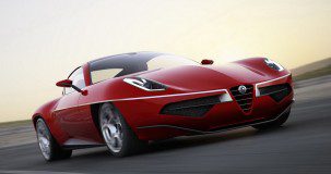 Alfa Romeo Disco Volante. Muy atractivo, como buen Alfa