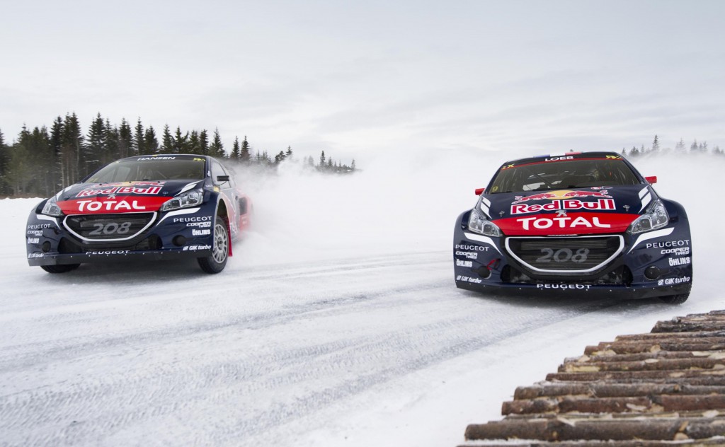 Los Peugeot 208 WRX del Rally Cross