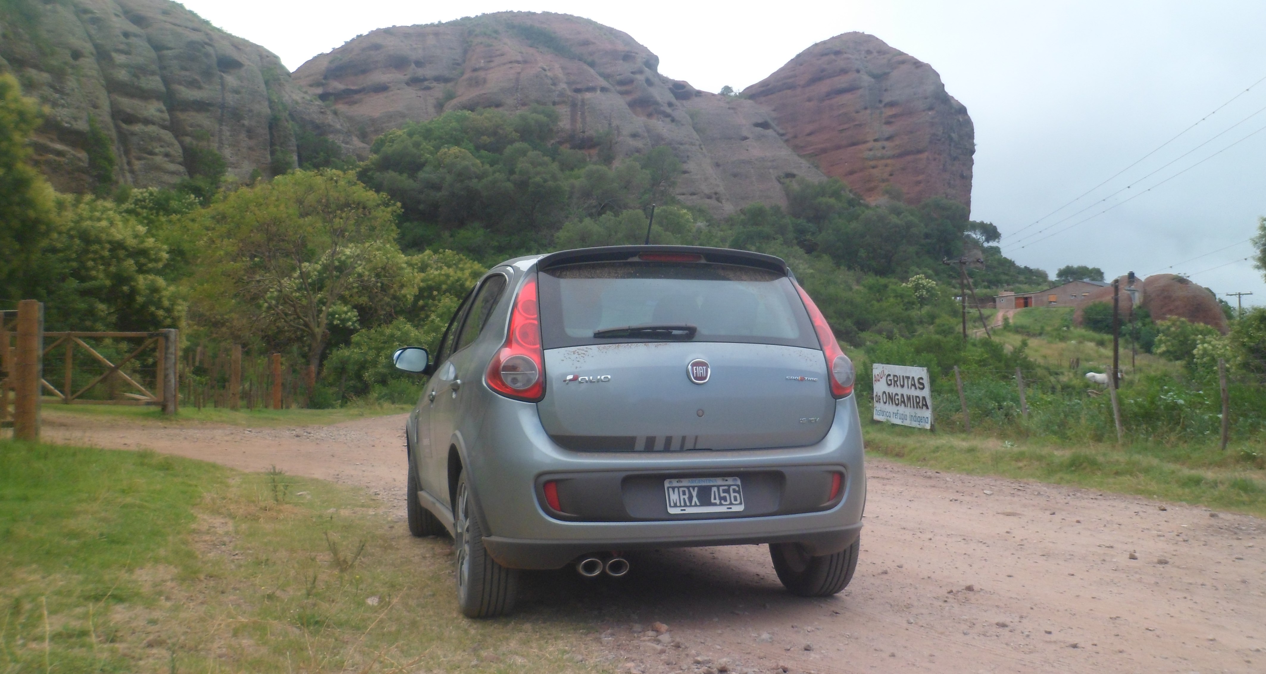 Prueba Fiat Palio Sporting en Ongamira, cerca de sus