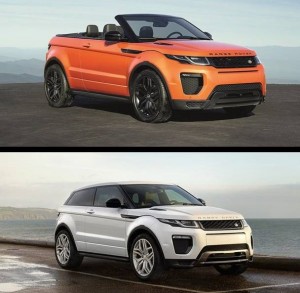 Range Rover Evoque Convertible vs el "normal"