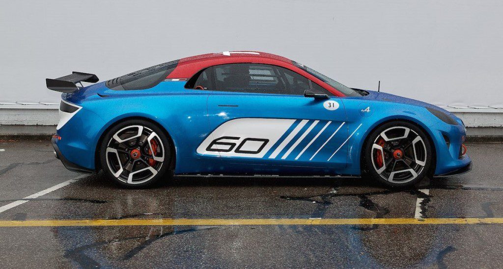 Alpine A120 cuando fue adelantado como Celebration Concept